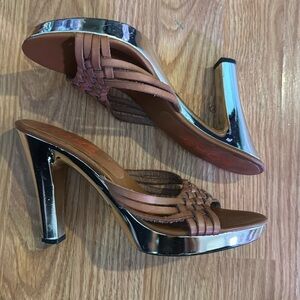 Kors Michael Kors leather mirrored sandal